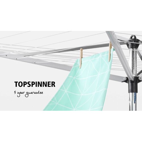 Brabantia 40 metre 4 arm online top spinner rotary washing line